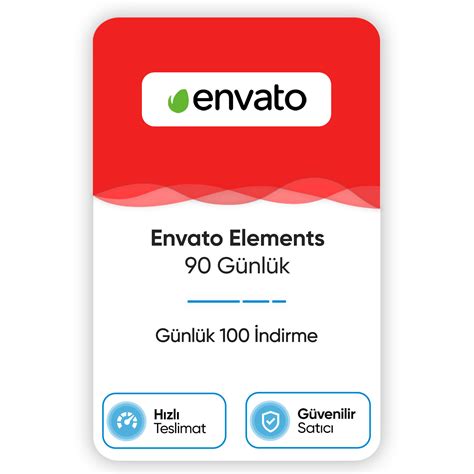 Envato Elements 90 Günlük Es Lisans