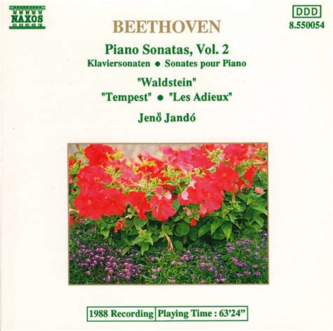 Piano Sonatas Vol By Ludwig Van Beethoven Jen Jand Cd