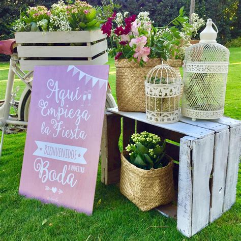 Decoración de la entrada de la boda 5 elementos indispensables