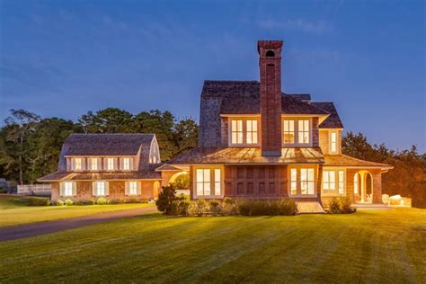 Seaside Home With Dutch Colonial Revival Architecture