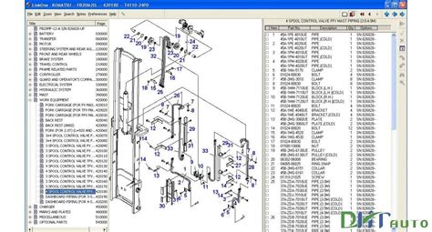 Komatsu Forklift Parts Online Catalog