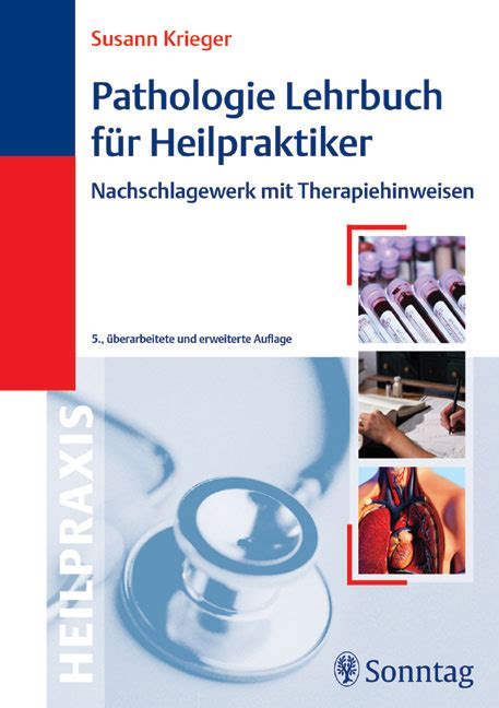 Pathologie Lehrbuch F R Heilpraktiker Von Susann Krieger Isbn