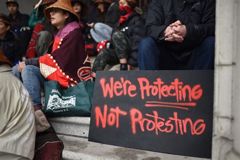 Indigenous Youth Won T Leave B C Parliament Until RCMP Raids In Wet