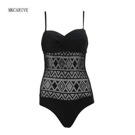 MKCARIVE One Piece Swimsuit Mulheres Plus Size Sexy Push Up Swimwear