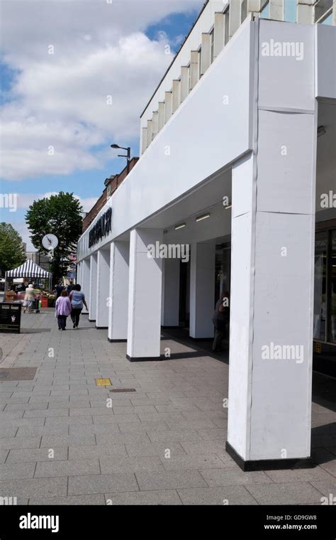 Marks And Spencer Retail Store Facade On The High Street In Brentwood