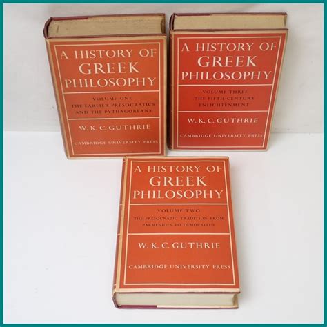 Yahoo オークション W K C GUTHRIE A HISTORY OF GREEK PHILOSOPHY