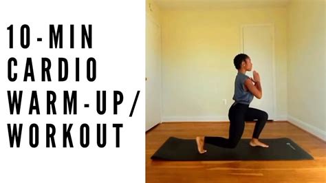 10 Minute Cardio Warm Up Workout Youtube