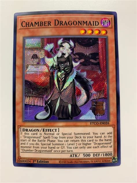 Chamber Dragonmaid Secret Rare Orica PROXY - Etsy