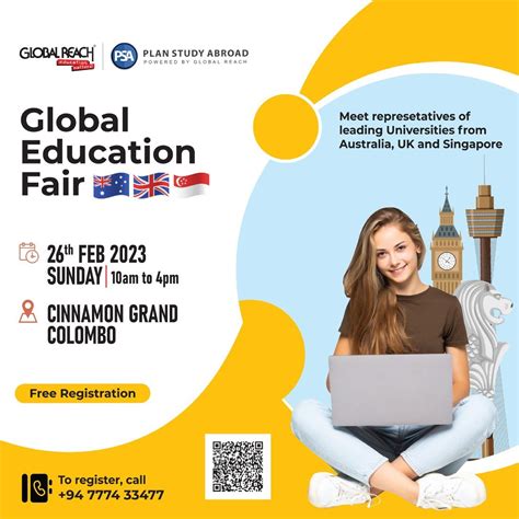 Global Education Fair 2023 Cinnamon Grand Colombo February 26 2023