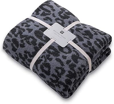 Amazon MH MYLUNE HOME Ultra Soft Leopard Throw Blanket 51x63