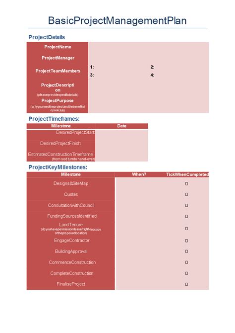 Construction Project Planning Template - Milestone Designs Confirmed