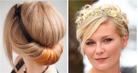 18 Pretty Updos For Short Hair