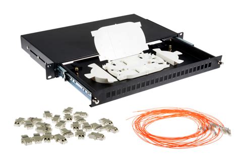 Lc Multimode Fiber Patch Panel Bundle 24 Port