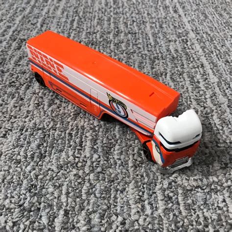 Toys Hot Wheels Speedway Nine Hauler Orange Car Hauler Transporter Super Rigs Poshmark