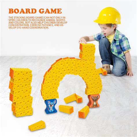 Stacking Game Toy Mouse Cake Stacking Balancing Game For Kids