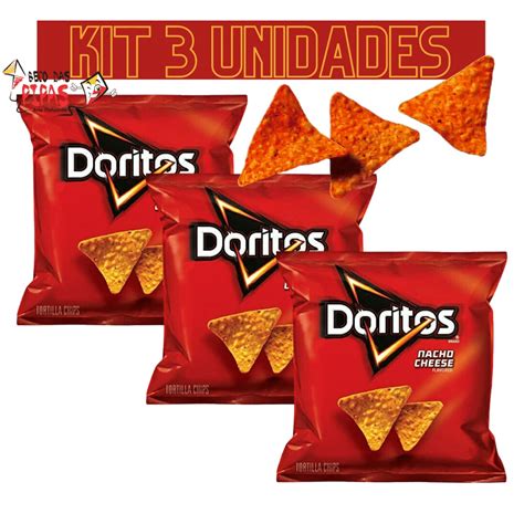 Kit Unid Salgadinho Doritos G Elma Chips Escorrega O Pre O