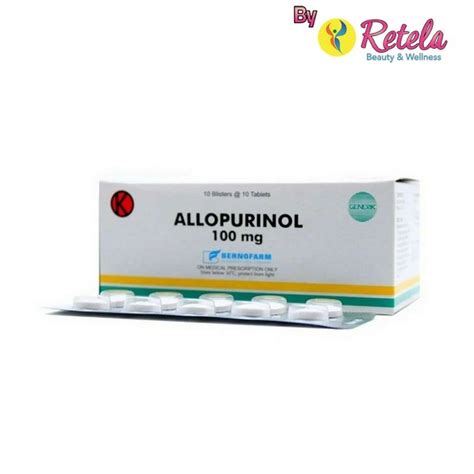 Jual Allopurinol Mg Strip Tablet Asam Urat Shopee Indonesia