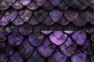 Purple Dragon Scales Seamless Pattern Graphic By Crystal Jeanne