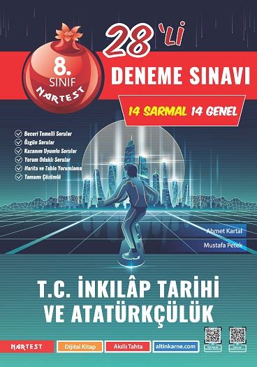 8 SINIF MOD T C İNKILAP TARİHİ VE ATATÜRKÇÜLÜK 28 DENEME SINAVI kitap