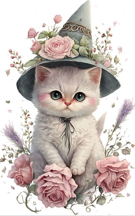 Pin by Jana Malechová on Hezké obrázky Cat art Cute animal drawings