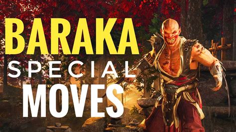 Baraka Special Moves Mortal Kombat 1 Youtube