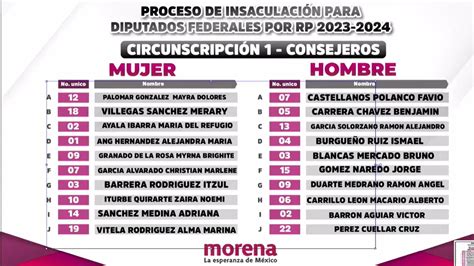 Esta Es La Lista De Pluris De Morena Al Congreso De La Unión Hermano De Amlo Resultó Sorteado