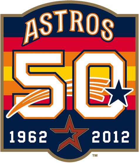 Houston Astros Logo Anniversary Logo National League Nl Chris