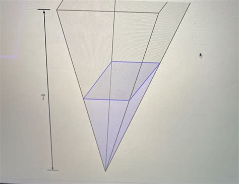 Solved Question A Tank Is Shaped Like An Upside Down Square