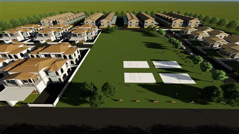 Residential Area Design 3D Model - TurboSquid 1363721