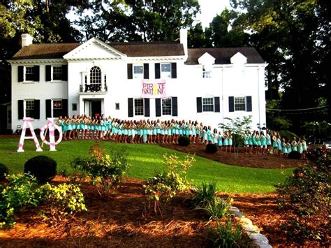 House Tour Day Alpha Phi East Carolina University Nc Alphaphi Aphi