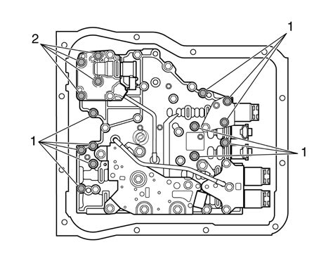 Alisson Valve Body Bolt Diagram Just Need The Diagram Gmc