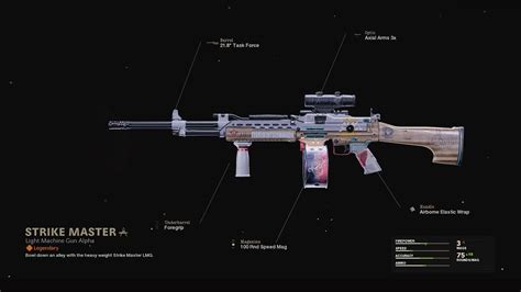 Strike Master COD Warzone And Black Ops Cold War Weapon Blueprint