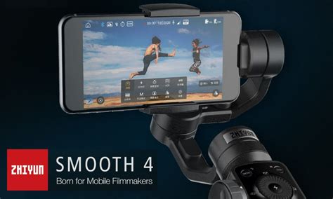 Le Zhiyun Smooth 4 à 118€ : promo sur le stabilisateur pour smartphone