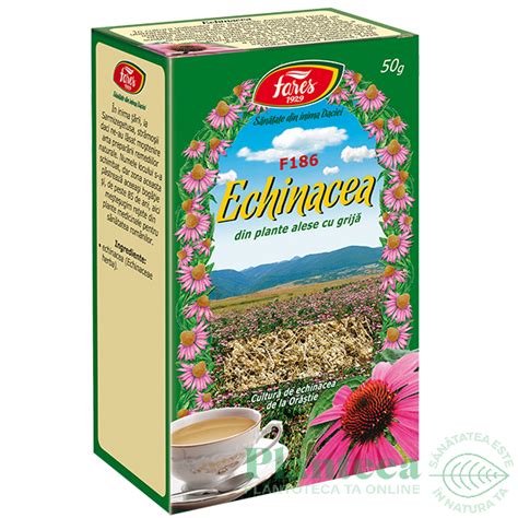 Ceai Echinaceea 50g Fares Pret 6 8 Lei Planteea