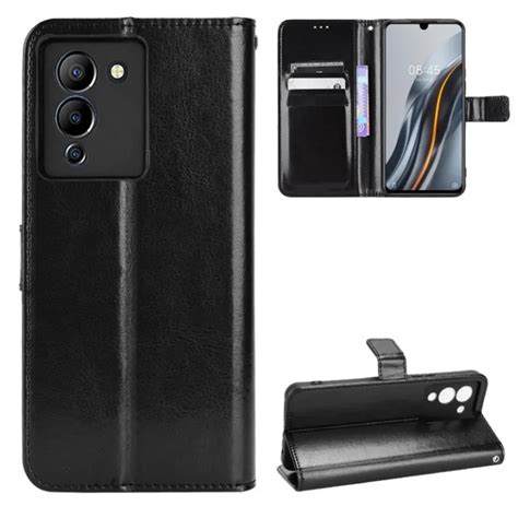 Infinix Note G Case Wallet Flip Style Glossy Skin Pu Leather Bag