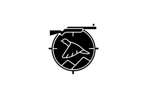 Upland Hunting Black Glyph Icon Glyph Icon Glyphs Icon Set