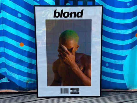 Frank Ocean Blonde Album Cover Poster