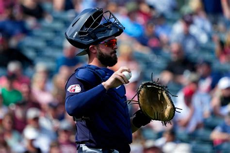 Cleveland Guardians will carry three catchers on opening day roster ...