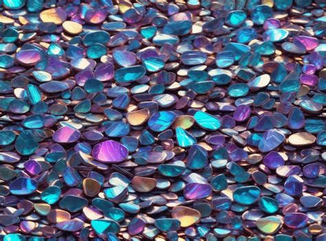 Holographic Iridescent Gemstone Graphic By Mimishop · Creative Fabrica