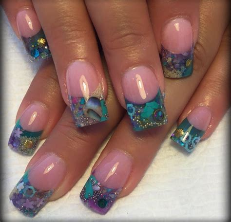 Encapsulated Nails Encapsulated Nails Nail Designs Swarovski Nails