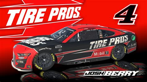 No Josh Berry Tire Pros Ford Mustang By Nathaniel O Trading Paints