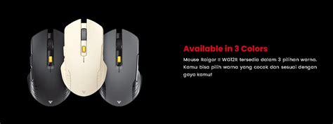 Fantech Mouse Rechargeable Wireless Raigor Gen Iii Wg R