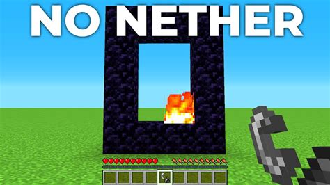 How I Beat Minecraft Without Entering The Nether Youtube