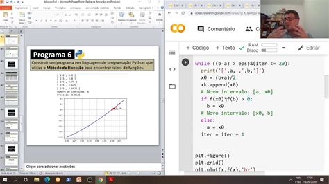 Curso Cálculo Numérico Modulo 02 Aula 11 Código completo em