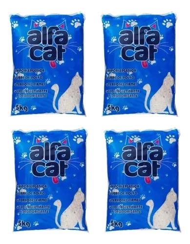 30 Kg Arena Premium Para Gato Alfa Cat 6 X 5 Oferta MercadoLibre