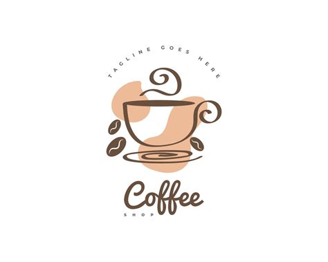 Diseño De Logotipo De Cafetería Elegante Y Minimalista Logotipo O