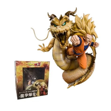 Juguete Muñeco Figura Goku Ssj3 Golpe Dragon Saiyajin Dragon Ball Z Con