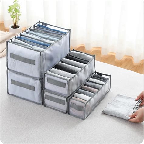 Bo Tes De Rangement Pour Jeans Organisateur De Placard Pliable Pour