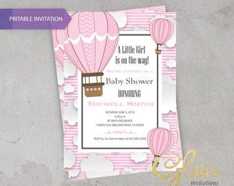 Hot Air Balloon Baby Shower Etsy