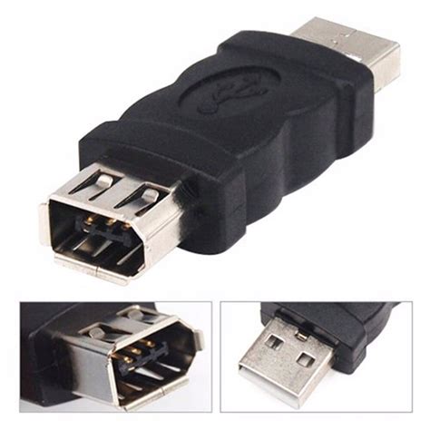 Firewire Ieee 1394 6 Pin Female To Usb Type A Male Sklep Opinie Cena W Allegropl